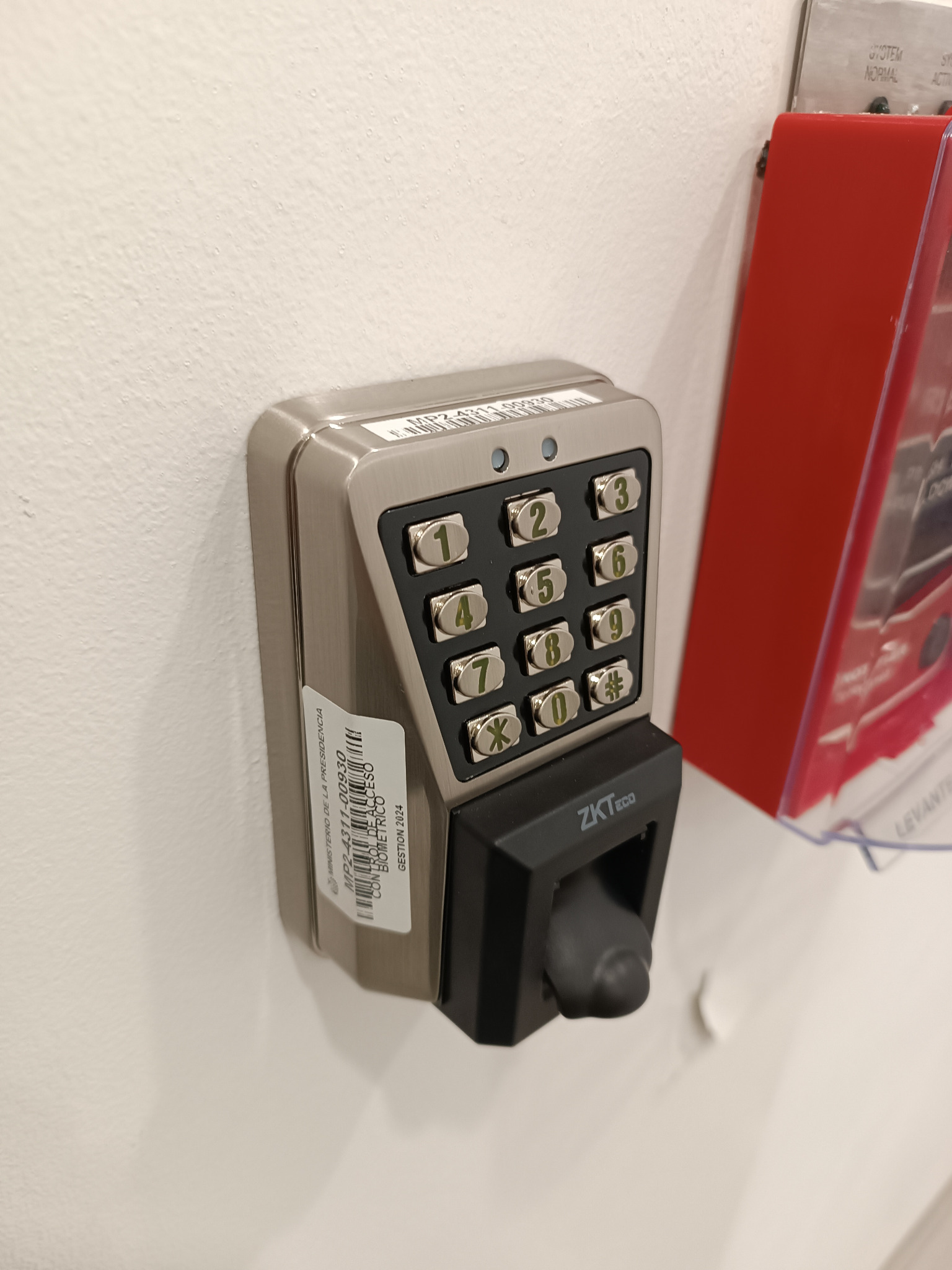 Control de acceso con teclado