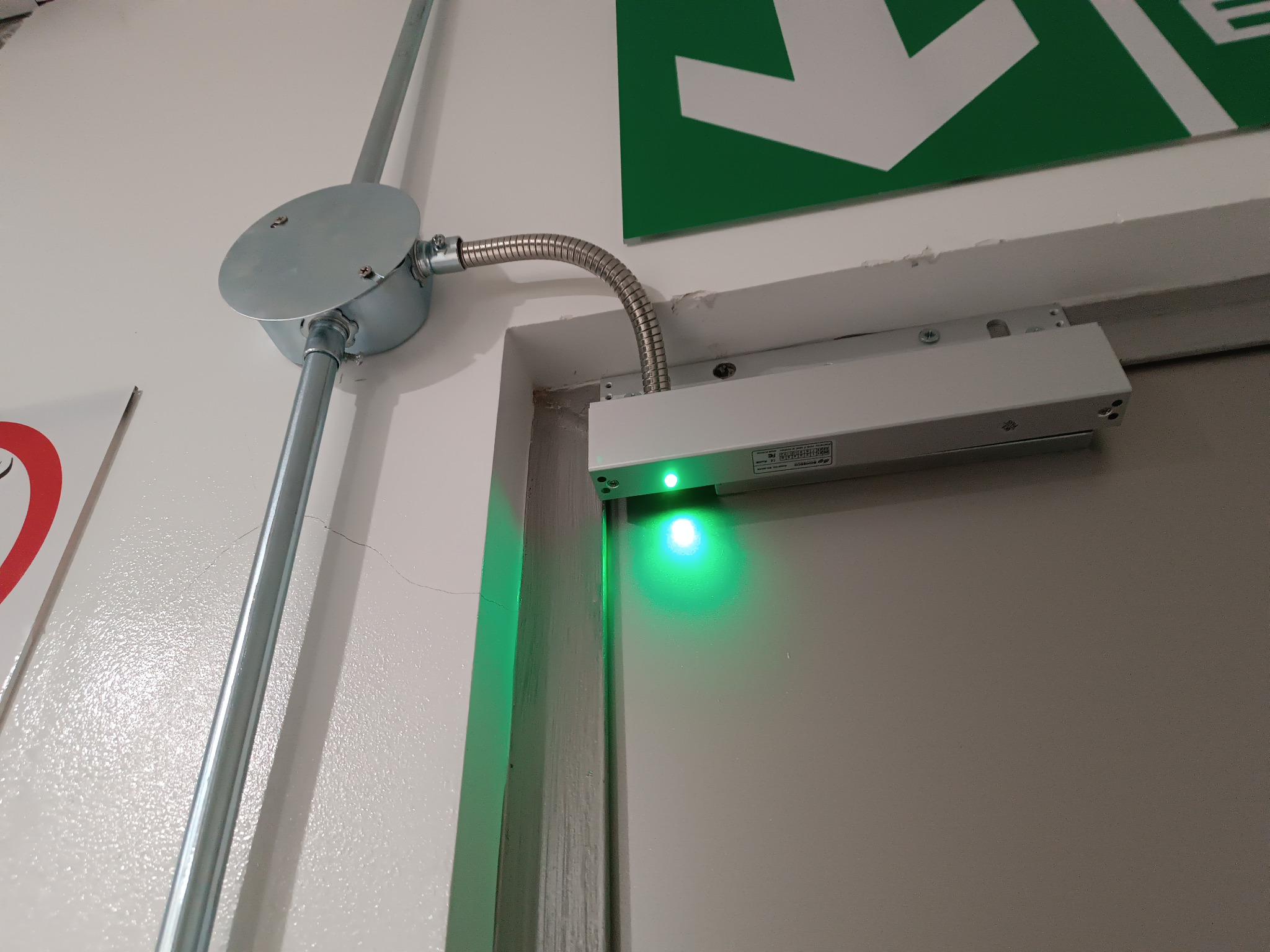 Sistema de control de acceso instalado